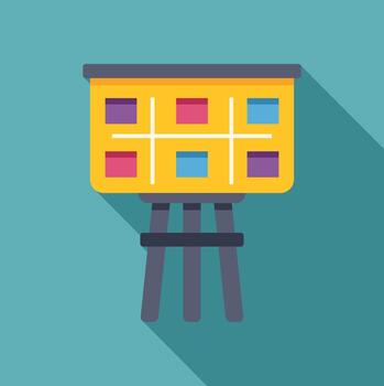 melé tarea tablero gerente ágil proyecto flujo de trabajo vector