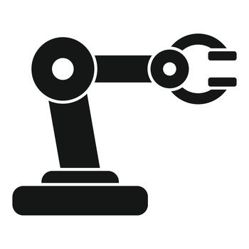 industrial robótico brazo representando automatización tecnología vector