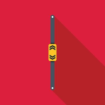 User interface scrollbar with up down arrows vector