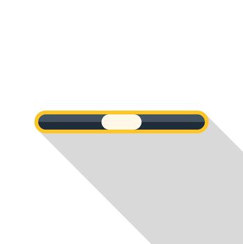 cargando bar o Progreso icono plano diseño vector