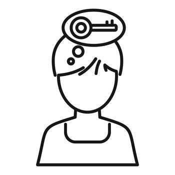 persona hallazgo solución para complejo problema con llave vector