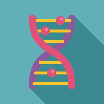 adn genético código hélice estructura representando biología vector