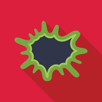 popular Arte estilo chapoteo con blanco habla burbuja vector