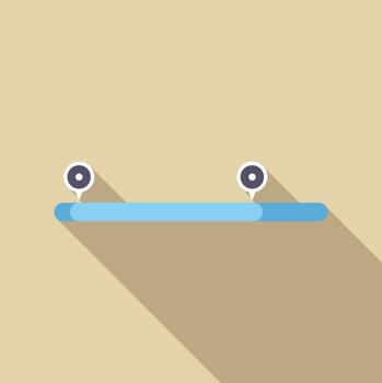 Progress bar showing timeline path and milestones vector