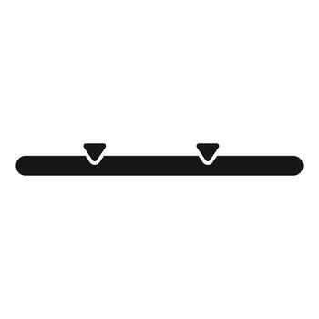 Timeline progress slider user interface element icon vector