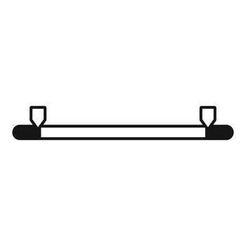 Range slider icon representing timeline user interface element vector