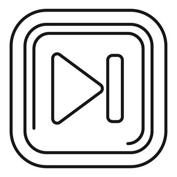 siguiente pista omitir adelante multimedia jugador botón vector