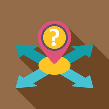 pregunta marca ubicación alfiler demostración múltiple direcciones vector