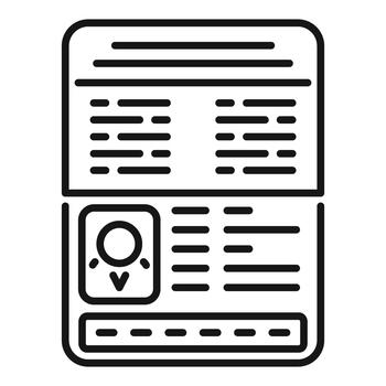 abierto pasaporte demostración personal identidad documento paginas vector