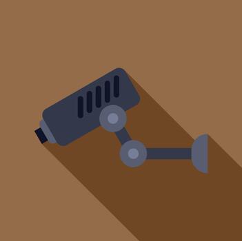 Security camera monitoring, protecting, and surveilling area vector