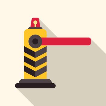 Automatic barrier arm blocking traffic control access vector