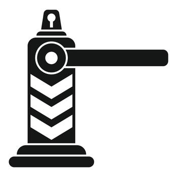 Automatic barrier gate controlling road access and security vector