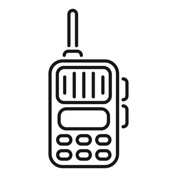 Portable radio device for instant two way communication vector