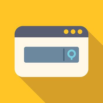 navegador ventana buscar bar hallazgo información en línea vector