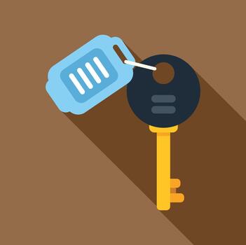 Security key with tag providing access unlocking vector