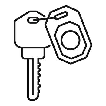 Car key and key fob providing access security vector