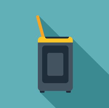 Paper shredder icon for data security concept vector