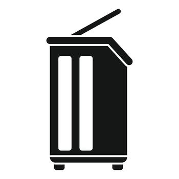 Office multicopier icon representing printing and scanning vector