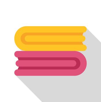 Stack of books representing education and learning vector