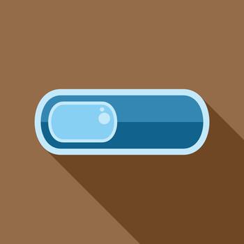 Toggle switch icon showing on state vector