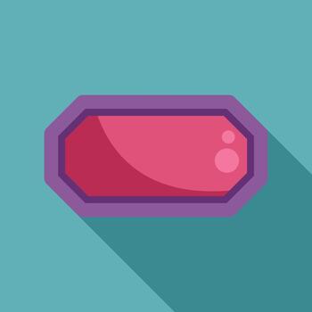 rosado web botón diseño creando largo sombra vector