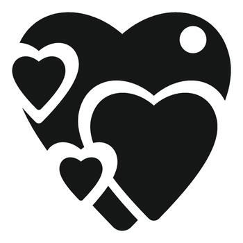 corazón diseño con múltiple superposición amor símbolos vector