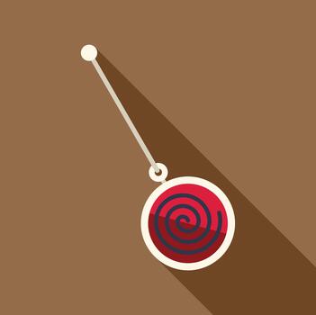 Yo yo toy string children playing game vector