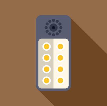 Intercom doorbell security system transmitting safety signal vector