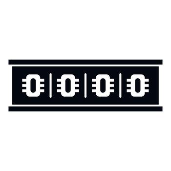 Led strip light illuminating electronic array element vector