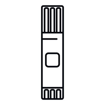Usb flash drive transmitting digital data icon vector