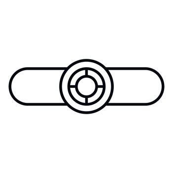 User interface switch button controlling on off function vector