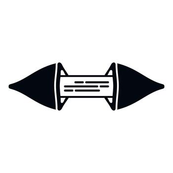 Opened fortune cookie revealing message with prediction vector