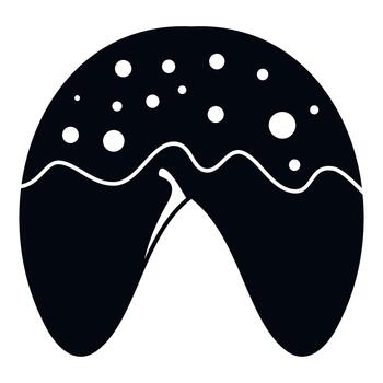 fortuna Galleta demostración profecía mensaje dentro concepto vector