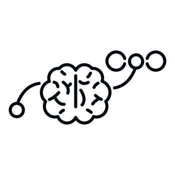 cerebro Procesando información y creando nuevo ideas vector