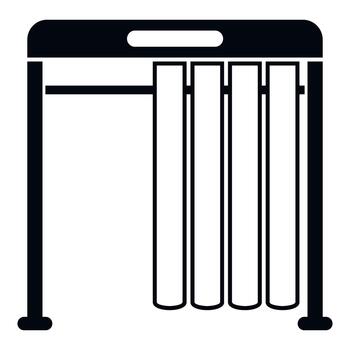 torniquete icono representando acceso controlar y seguridad vector