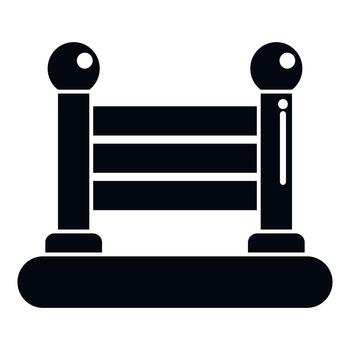 Temporary portable barrier fencing for event control vector