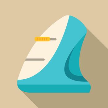 Control lever adjusting settings on a modern interface vector