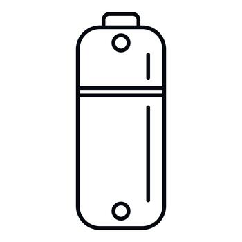 Usb flash drive transmitting data icon vector