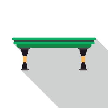 Green felt pool table playing game icon vector