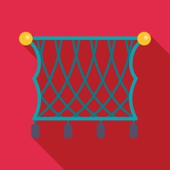 Hammock net icon flat design illustration vector