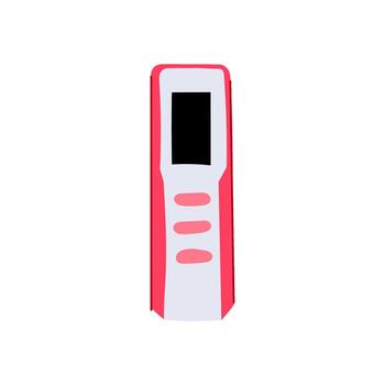 Laser meter showing digital display and buttons vector