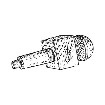 Reporting microphone creating live communication and news broadcast vector