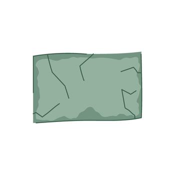 Green distressed background with cracks and rough edges vector