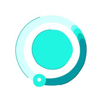 Loading progress bar indicator with data visualization vector