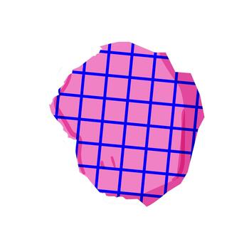 Torn paper shape creating a grid pattern vector