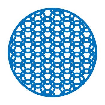 Japanese traditional circles pattern creating geometric texture vector