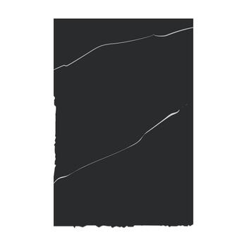 Dark folded paper text box with rough edges vector