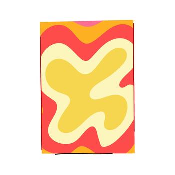 resumen retro modelo creando vistoso ondulado formas vector