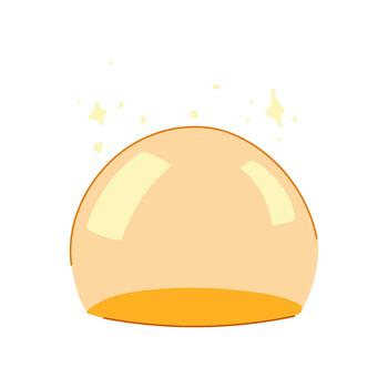 Magic shield creating a protective barrier effect vector