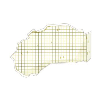 Torn graph paper sheet texture background template vector